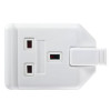 Masterplug Heavy Duty White Trailing Socket 1 Gang