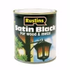 Rustins Quick Dry Satin Black