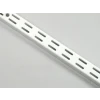 Twin Slot Upright White 710mm
