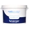 BERGER MATT BRILLIANT WHITE 10 LITRES