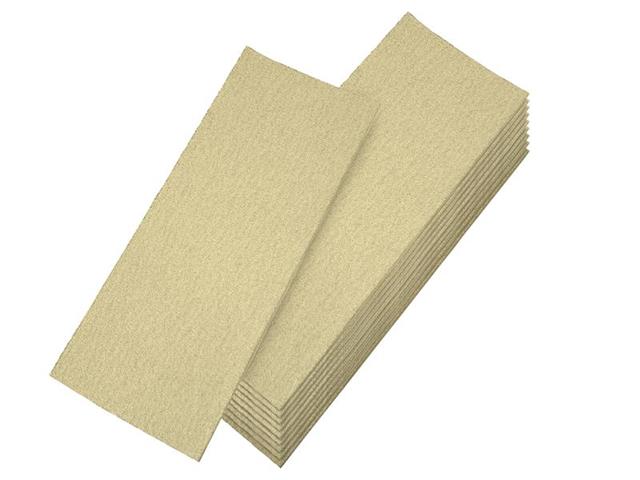 Flexovit 10 1/3 Sanding Sheets 93 x 230mm Perforated Fine 120g 